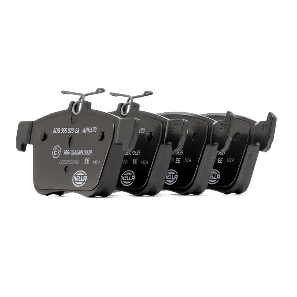 Achetez des Plaquettes de frein HELLA 8DB 355 020-261 à prix pour 31,43 €