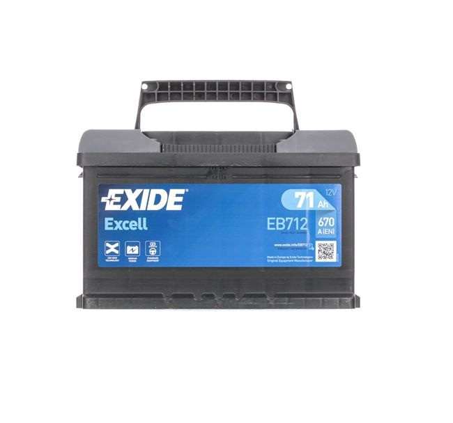 Køb Starterbatteri af EXIDE EB712 til den lave pris 980,97 DKK