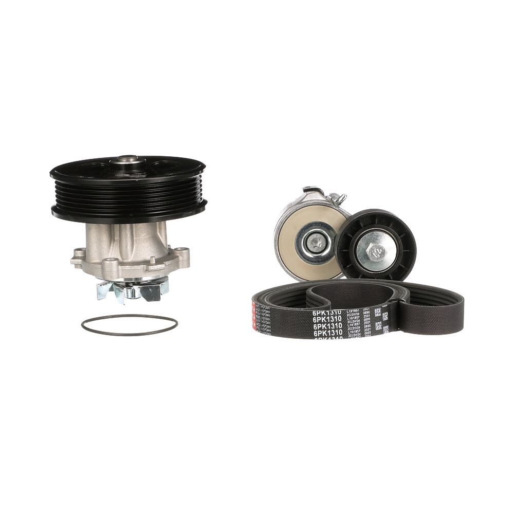Achetez des Pompe à eau+Jeu de courroie trapézoïdale à nervures GATES KP16PK1310 à prix pour 93,31 €