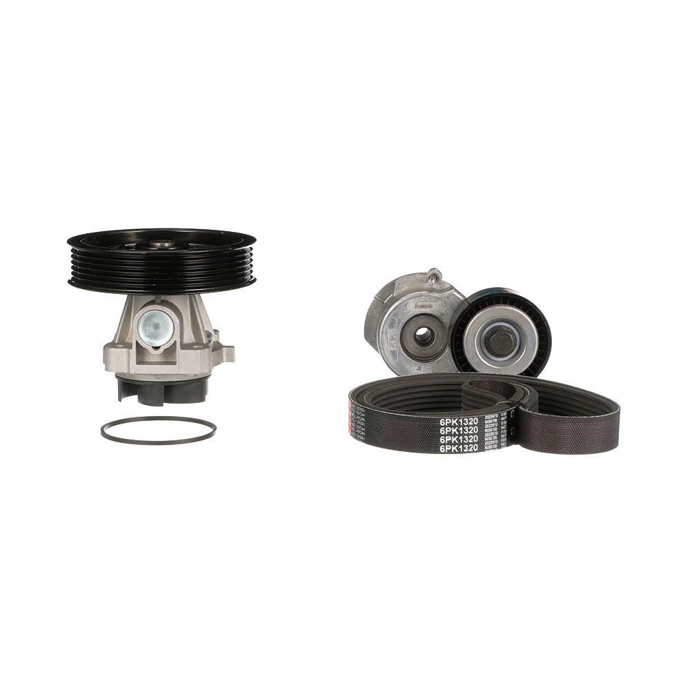 Comprar Bomba de agua + kit de correa poli V de GATES KP16PK1320 a bajo precio de 92,39 €