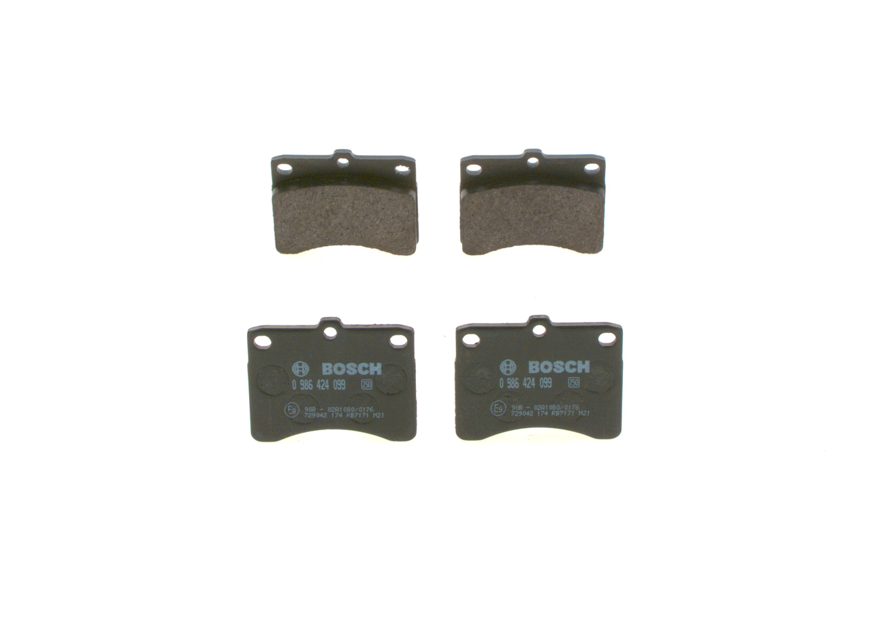 Compre Pastilhas de travão da BOSCH 0 986 424 099 a um preço baixo por 23,66 €