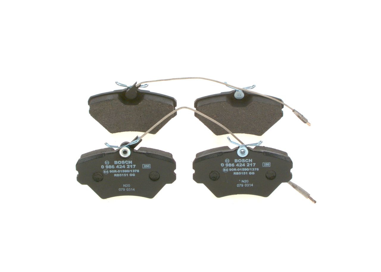 Acquista online BOSCH Kit pastiglie freni Art.: 0 986 424 217