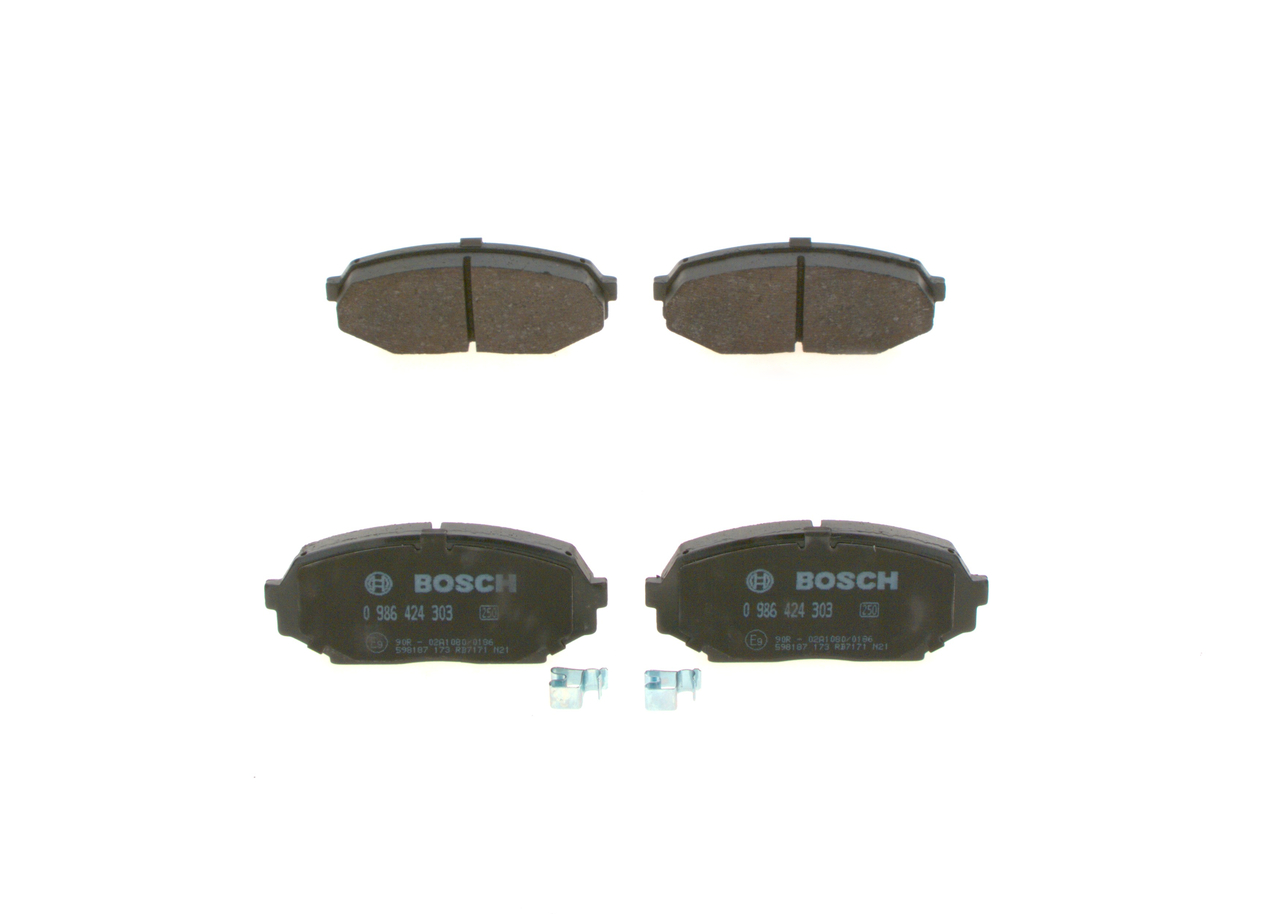 Acquista online BOSCH Kit pastiglie freni Art.: 0 986 424 303