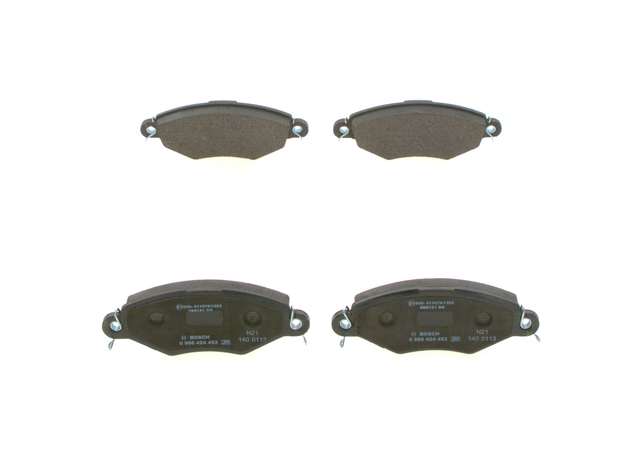 Bremsbeläge 0 986 424 453 von BOSCH günstig für 25,16 € online kaufen