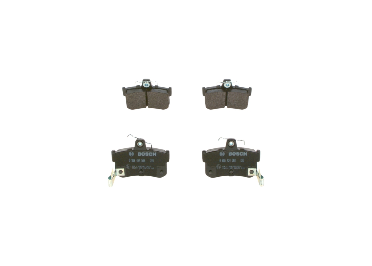 Acquista online BOSCH Kit pastiglie freni Art.: 0 986 424 568