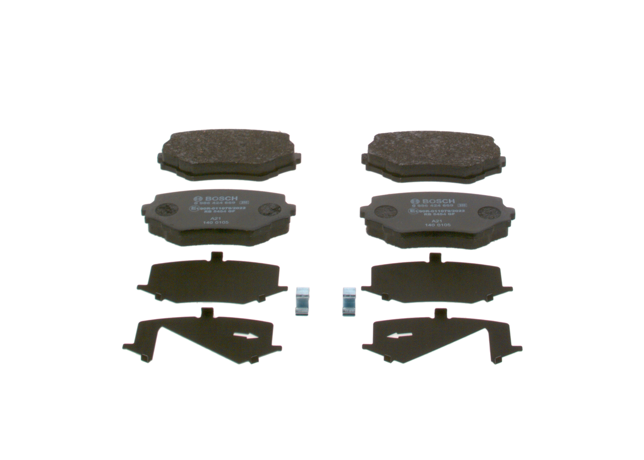BOSCH Bremsbeläge 0 986 424 658 online kaufen