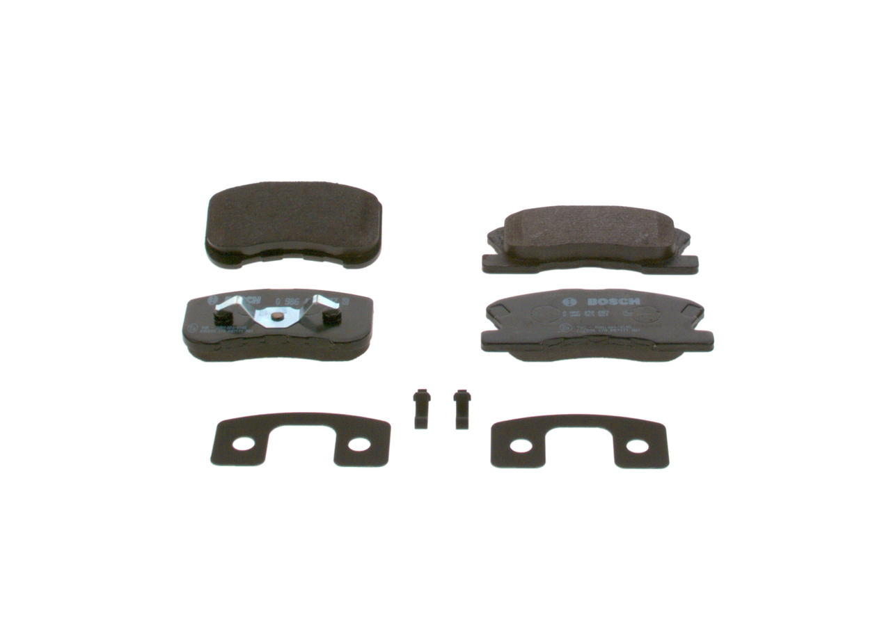 Compre Pastilhas de travão da BOSCH 0 986 424 697 a um preço baixo por 101,96 €