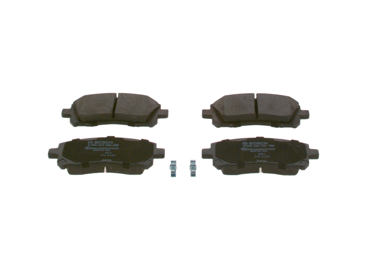 Acquista online BOSCH Kit pastiglie freni Art.: 0 986 424 700