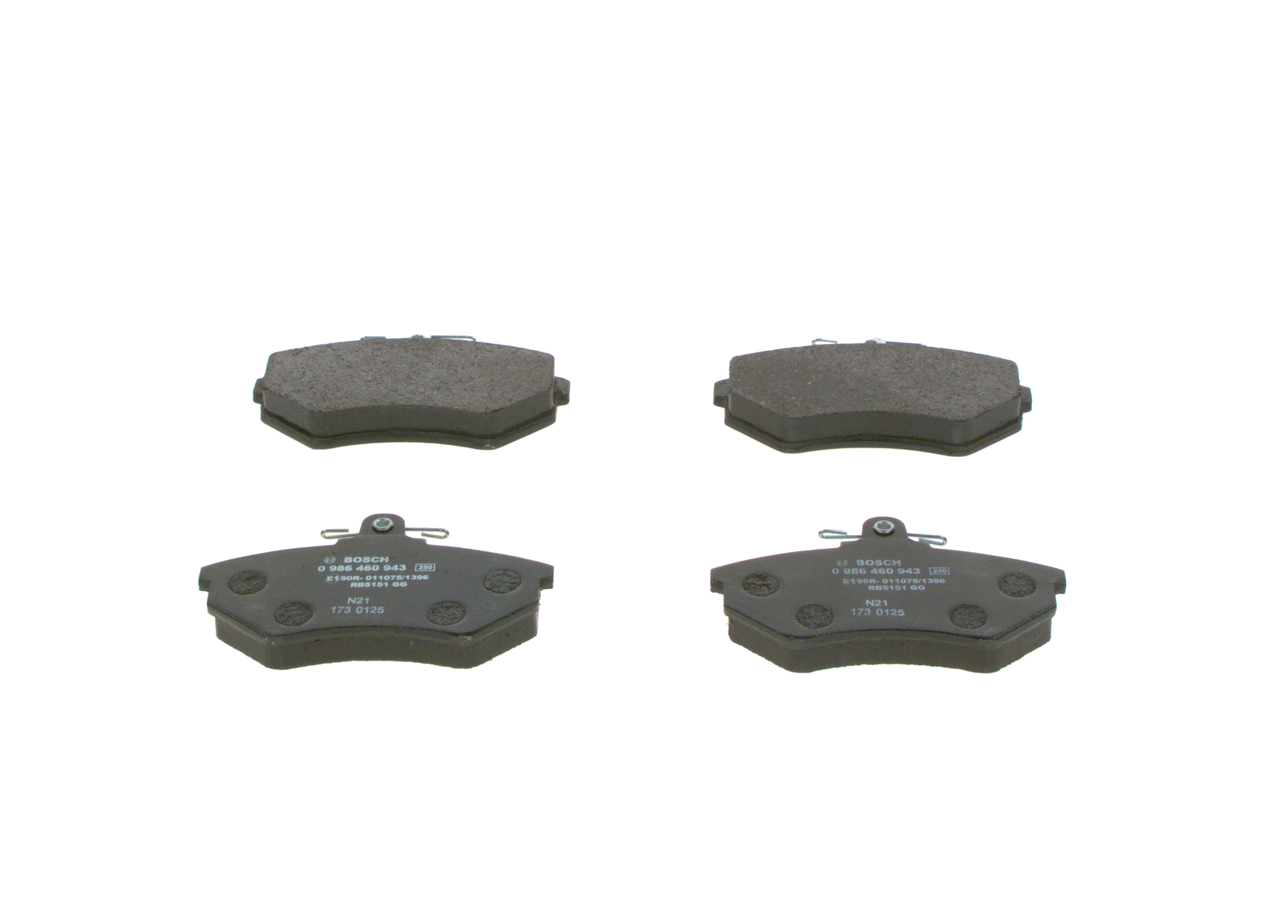 Compre Pastilhas de travão da BOSCH 0 986 460 943 a um preço baixo por 19,74 €