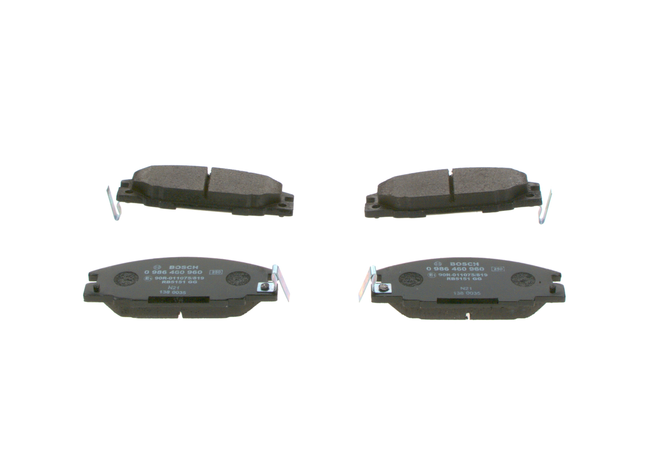 Acquista online BOSCH Kit pastiglie freni Art.: 0 986 460 960
