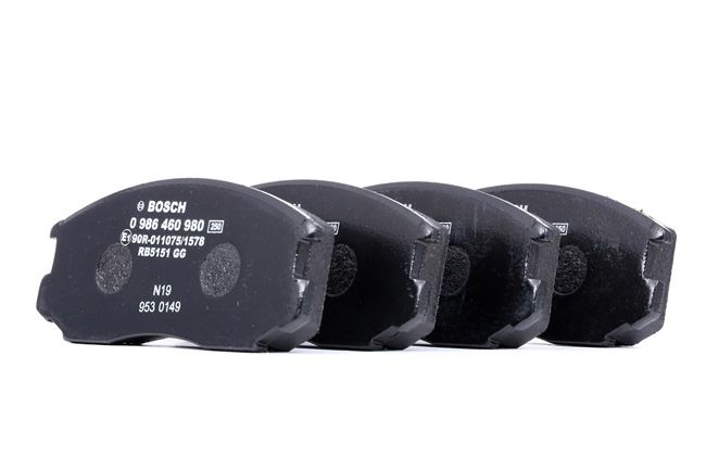 Compre Pastilhas de travão da BOSCH 0 986 460 980 a um preço baixo por 21,59 €
