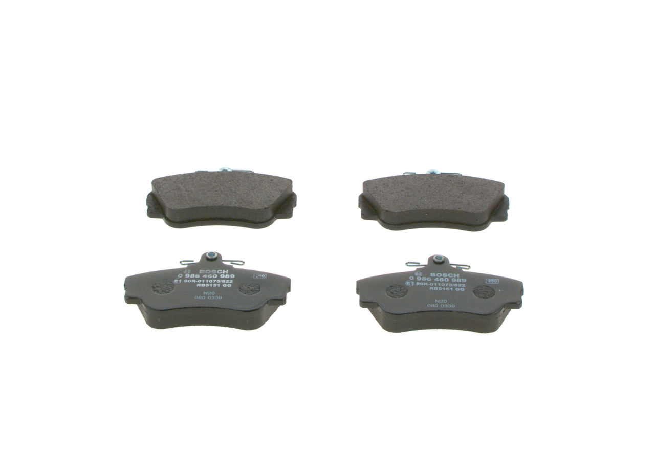 Acquista online BOSCH Kit pastiglie freni Art.: 0 986 460 989