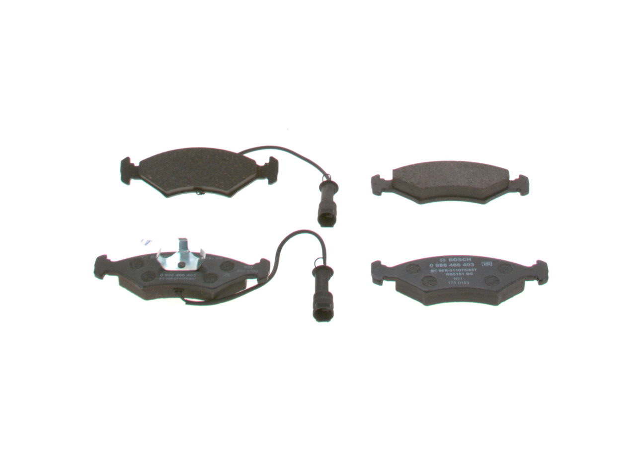 Acquista online BOSCH Kit pastiglie freni Art.: 0 986 466 403