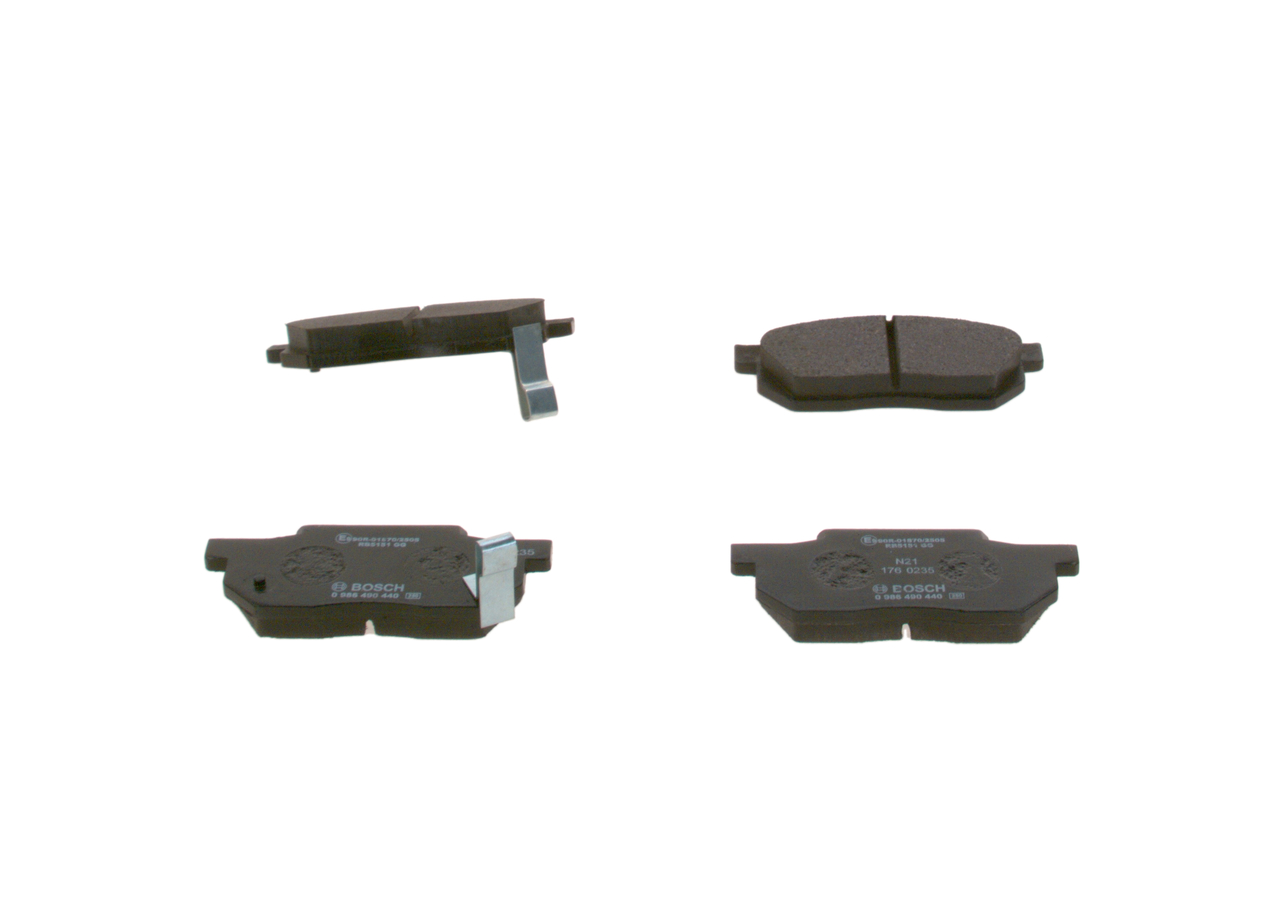 Acquista online BOSCH Kit pastiglie freni Art.: 0 986 490 440