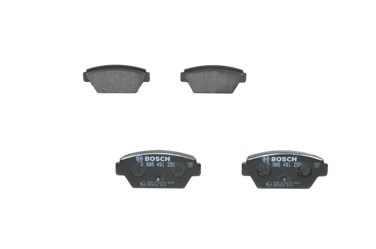 Compre Pastilhas de travão da BOSCH 0 986 491 250 a um preço baixo por 31,69 €