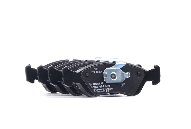 Compre Pastilhas de travão da BOSCH 0 986 491 900 a um preço baixo por 25,57 €
