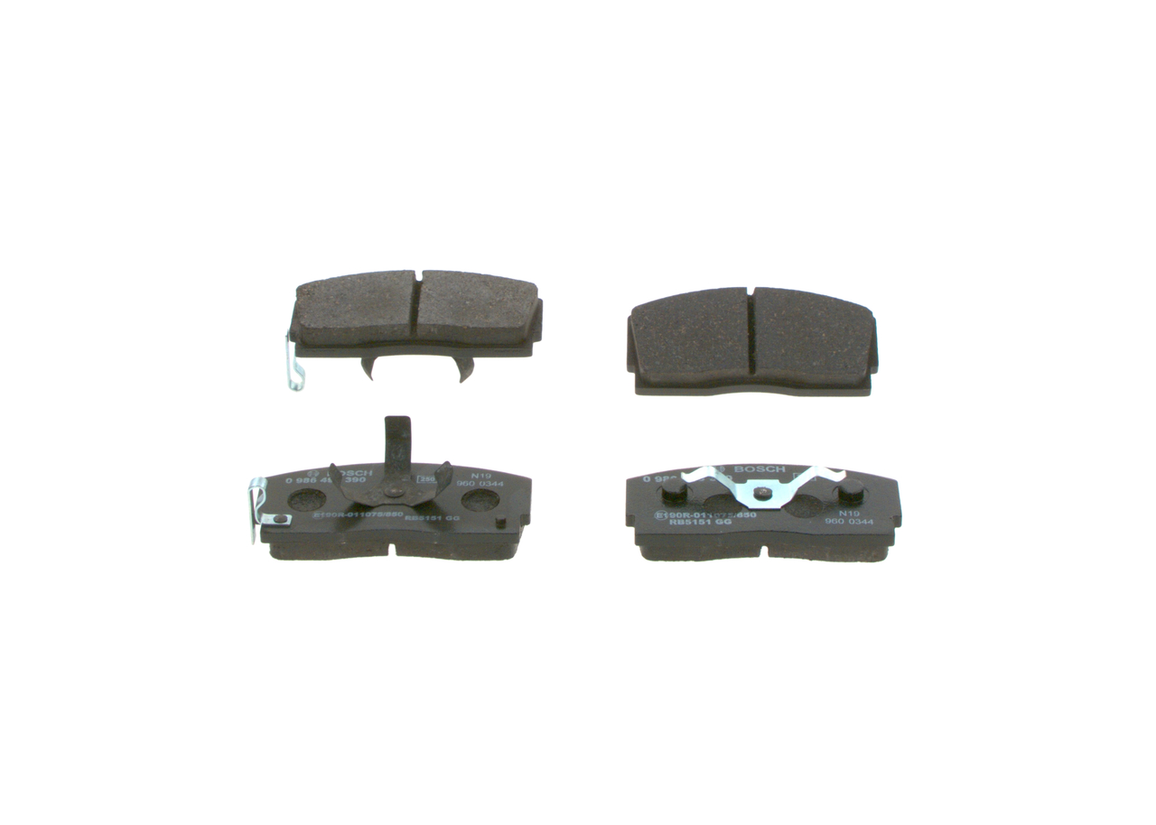 Compre Pastilhas de travão da BOSCH 0 986 493 390 a um preço baixo por 29,18 €