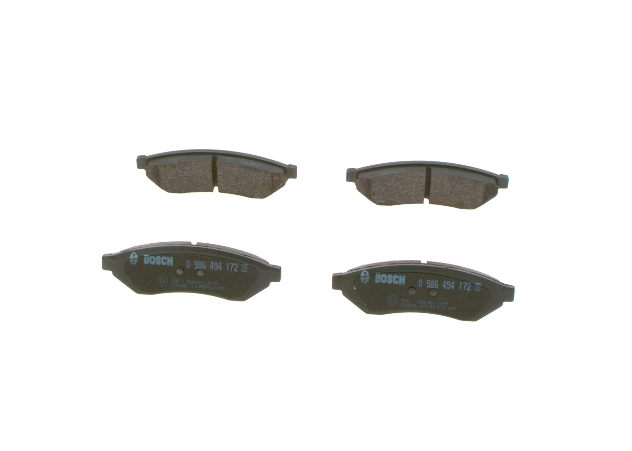 Acquista online BOSCH Kit pastiglie freni Art.: 0 986 494 172