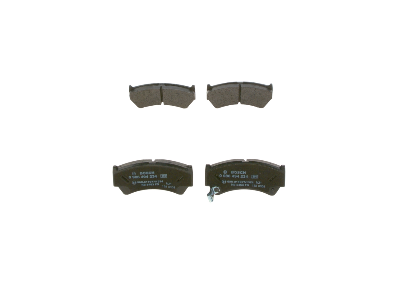 Acquista online BOSCH Kit pastiglie freni Art.: 0 986 494 234