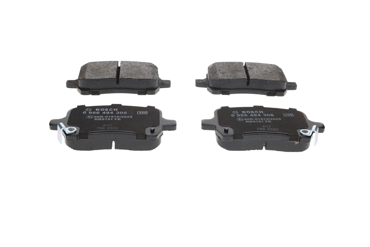 Comprar Juego de pastillas de freno de BOSCH 0 986 494 306 a bajo precio de 54,52 €