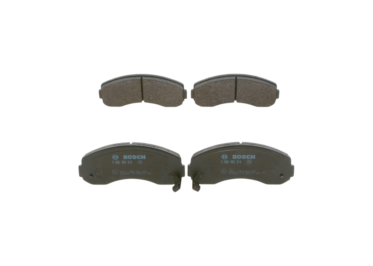 Acquista online BOSCH Kit pastiglie freni Art.: 0 986 494 314