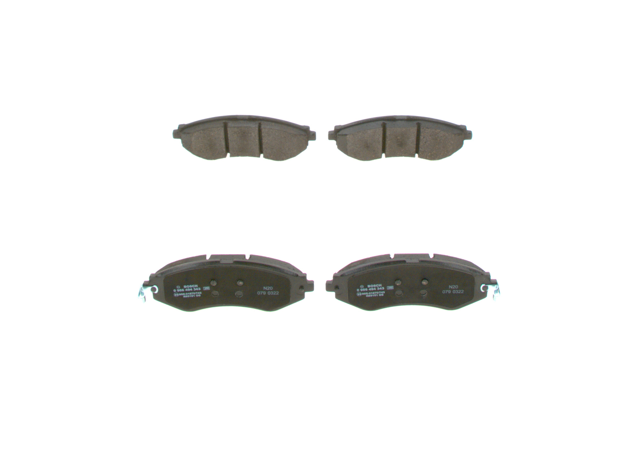 Compre Pastilhas de travão da BOSCH 0 986 494 343 a um preço baixo por 30,15 €