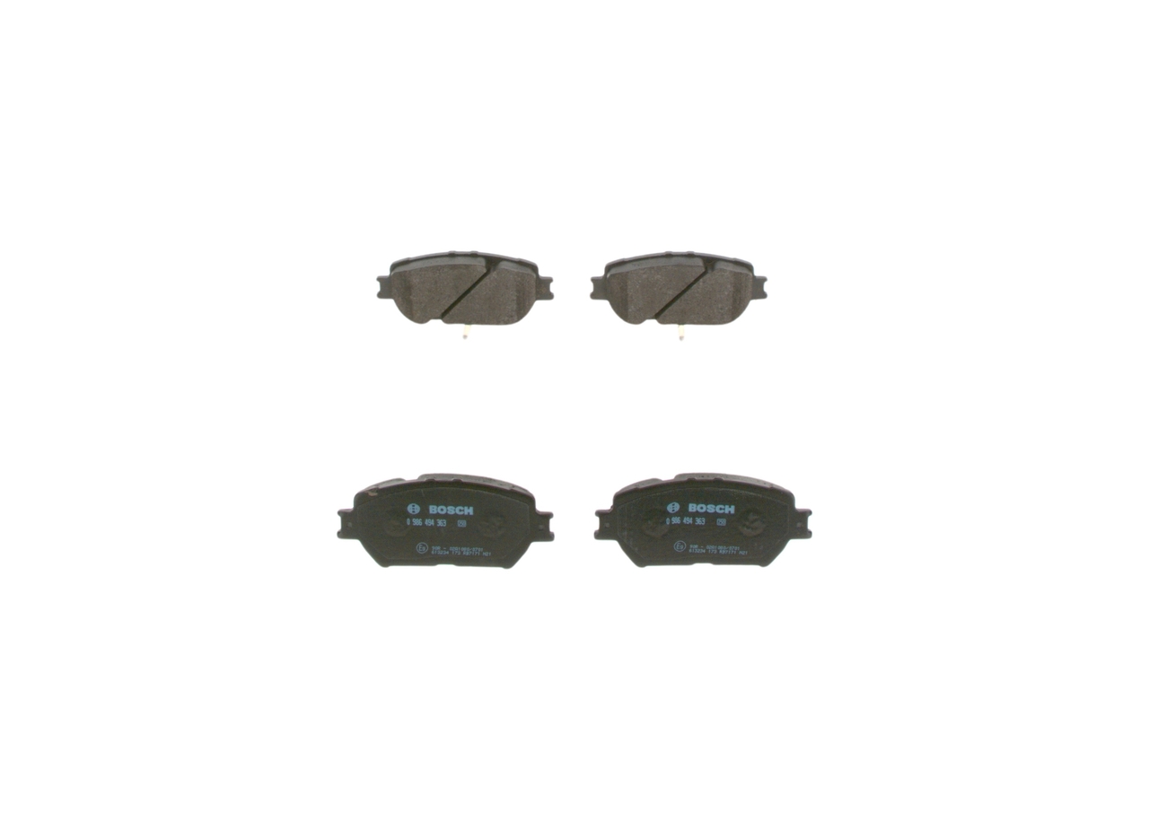 Acquista online BOSCH Kit pastiglie freni Art.: 0 986 494 363