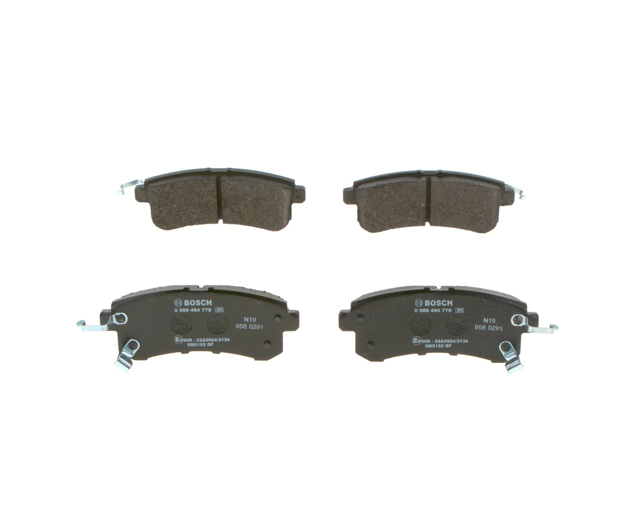 Acquista online BOSCH Kit pastiglie freni Art.: 0 986 494 778