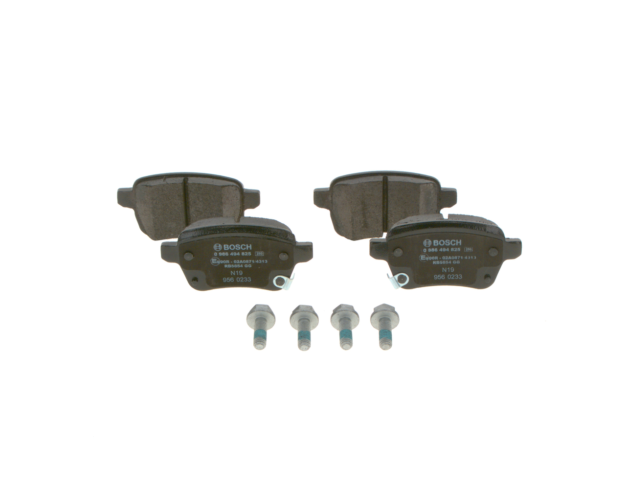 Comprar Juego de pastillas de freno de BOSCH 0 986 494 825 a bajo precio de 36,52 €