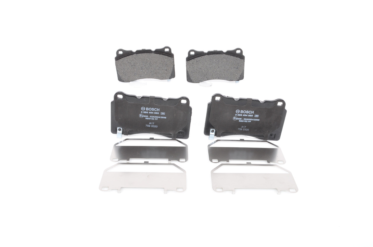 Acquista Kit pastiglie freni da BOSCH 0 986 494 880 a buon mercato per soli 58,12 €