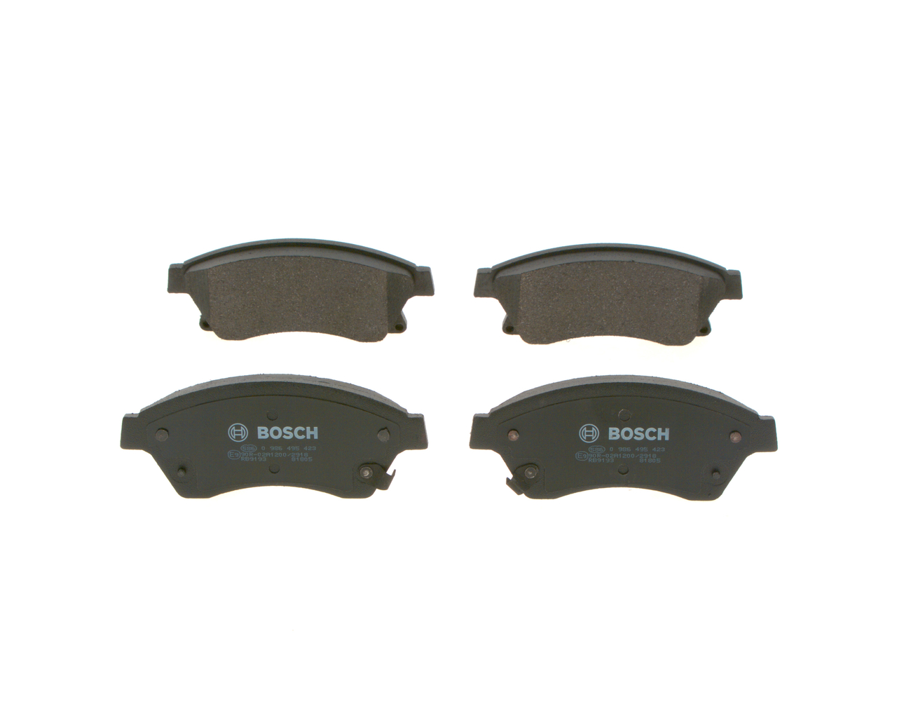 Bremsbeläge 0 986 495 423 von BOSCH günstig für 32,84 € online kaufen