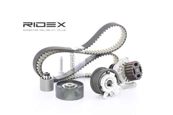 Achetez des Kit de distribution + pompe à eau RIDEX 3096W0003 à prix pour 165,32 €