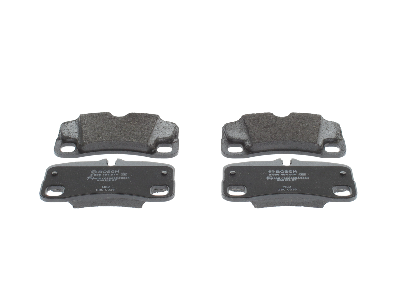 Compre Pastilhas de travão da BOSCH 0 986 494 974 a um preço baixo por 64,71 €