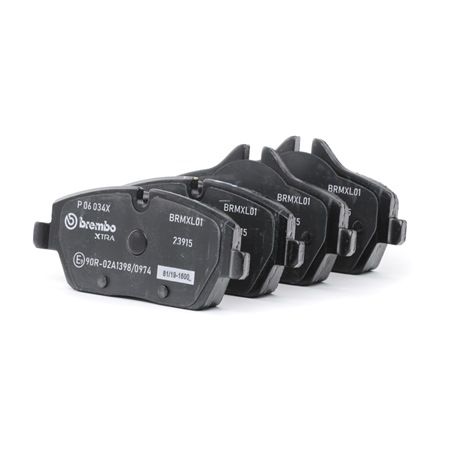 Comprar Juego de pastillas de freno de BREMBO P 06 034X a bajo precio de 65,67 €