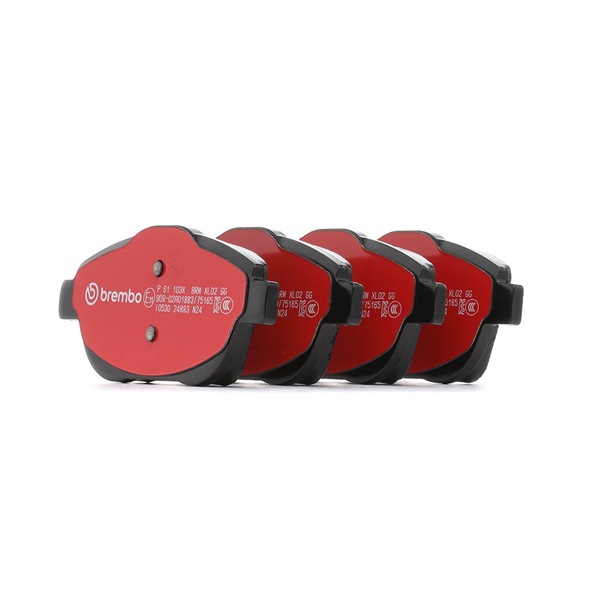 Acquista Kit pastiglie freni da BREMBO P 61 103X a buon mercato per soli 71,62 €