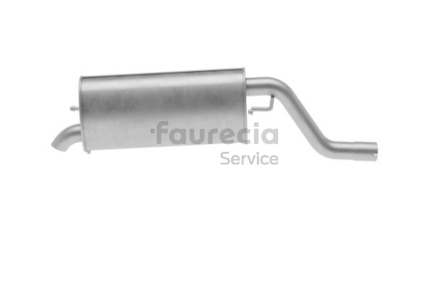 Kjøp Bakre eksospotte av Faurecia FS25876 til den lave prisen 1600,17 NOK