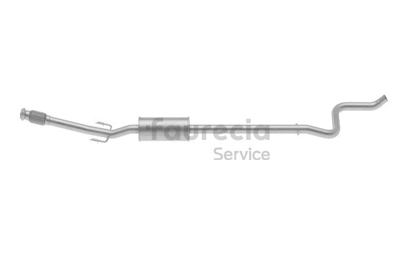 Vorschalldämpfer FS45830 PEUGEOT 2008 von Faurecia