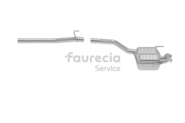 Endschalldämpfer FS50173 von Faurecia günstig für 201,65 € online kaufen