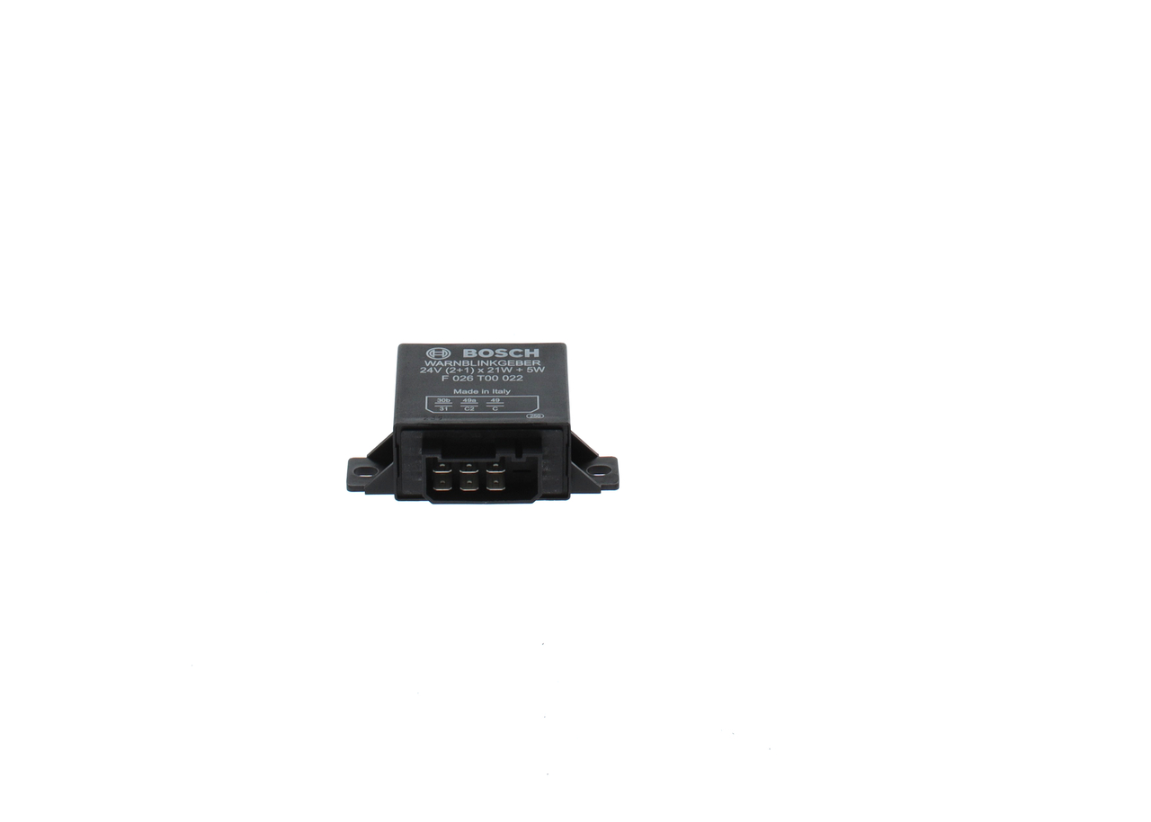 Blinkerrelais des Herstellers BOSCH - Originalware Artikelnummer: F 026 T00 022