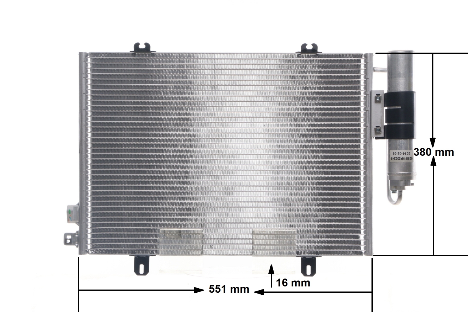 Köp Kondensor, klimatanläggning av MAHLE ORIGINAL AC 221 000S till det låga priset 1338,22 kr