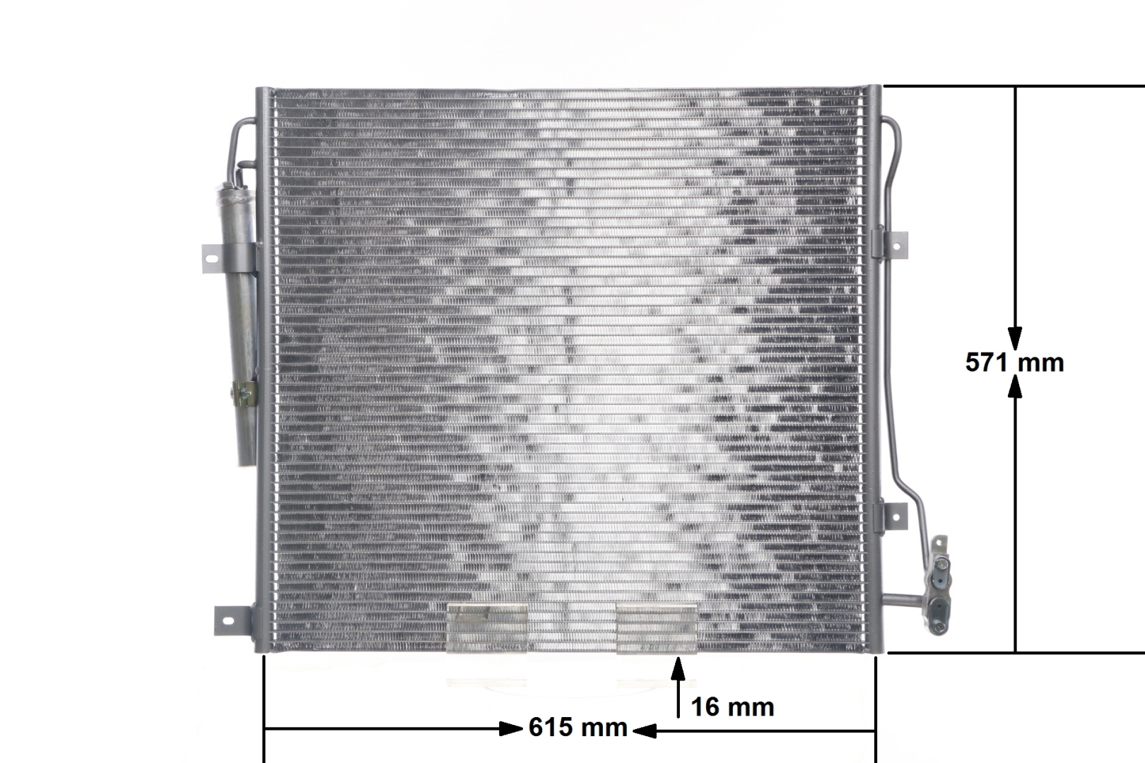 Köp Kondensor, klimatanläggning av MAHLE ORIGINAL AC 760 000S till det låga priset 1646,09 kr