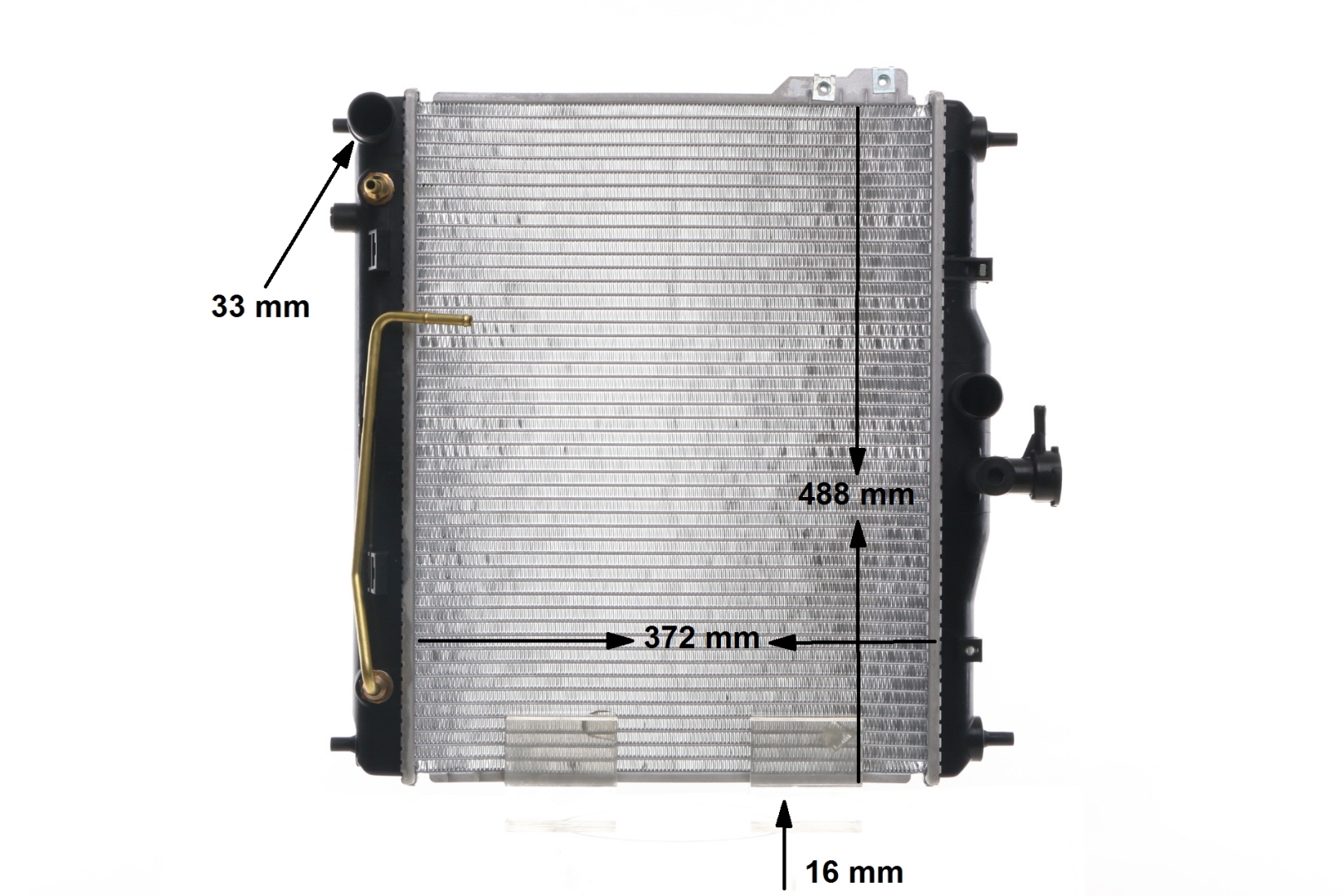 Achetez des Radiateur du moteur MAHLE ORIGINAL CR 1278 000S à prix pour 95,45 €