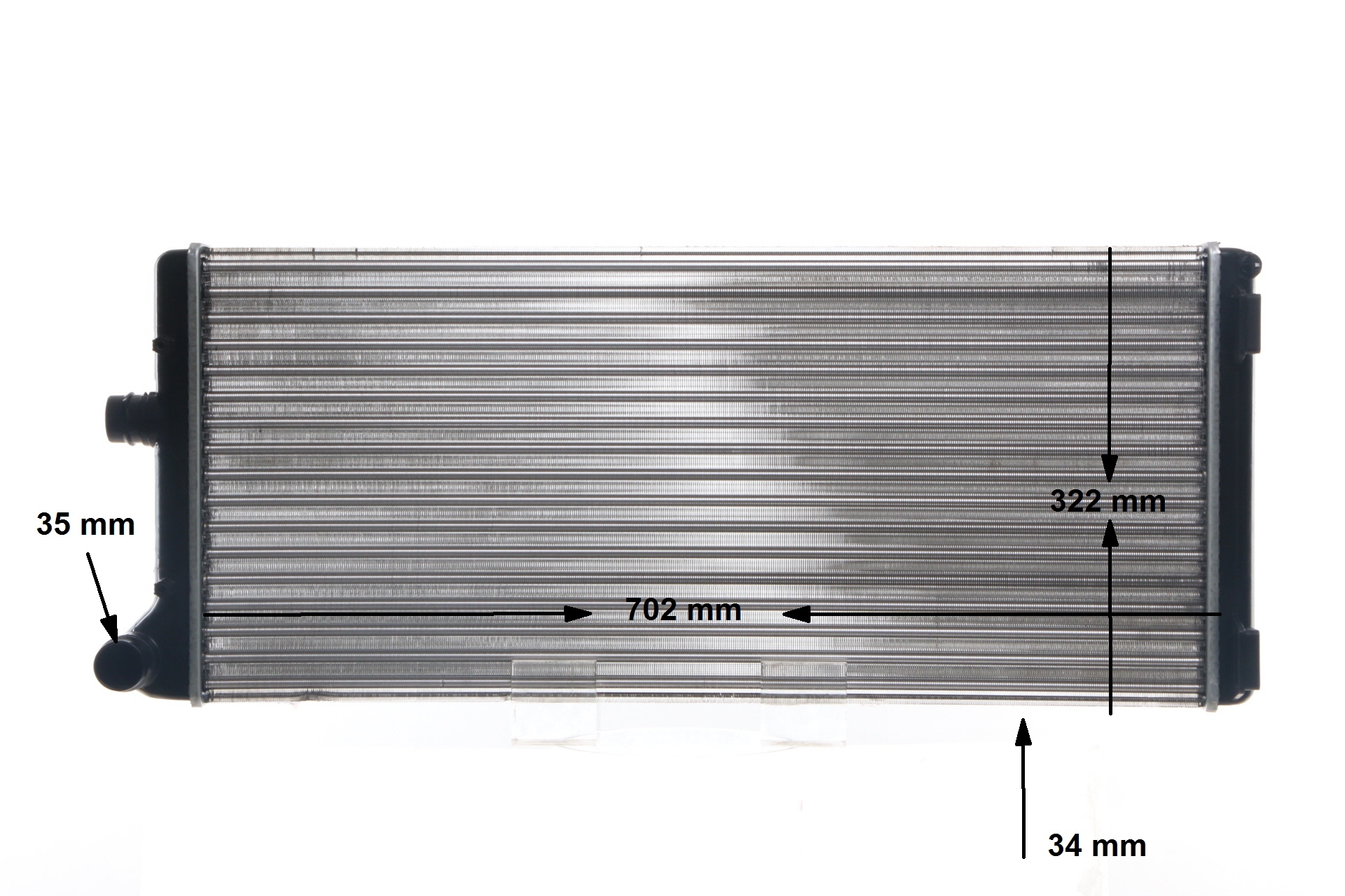 Achetez des Radiateur du moteur MAHLE ORIGINAL CR 1445 000S à prix pour 81,81 €