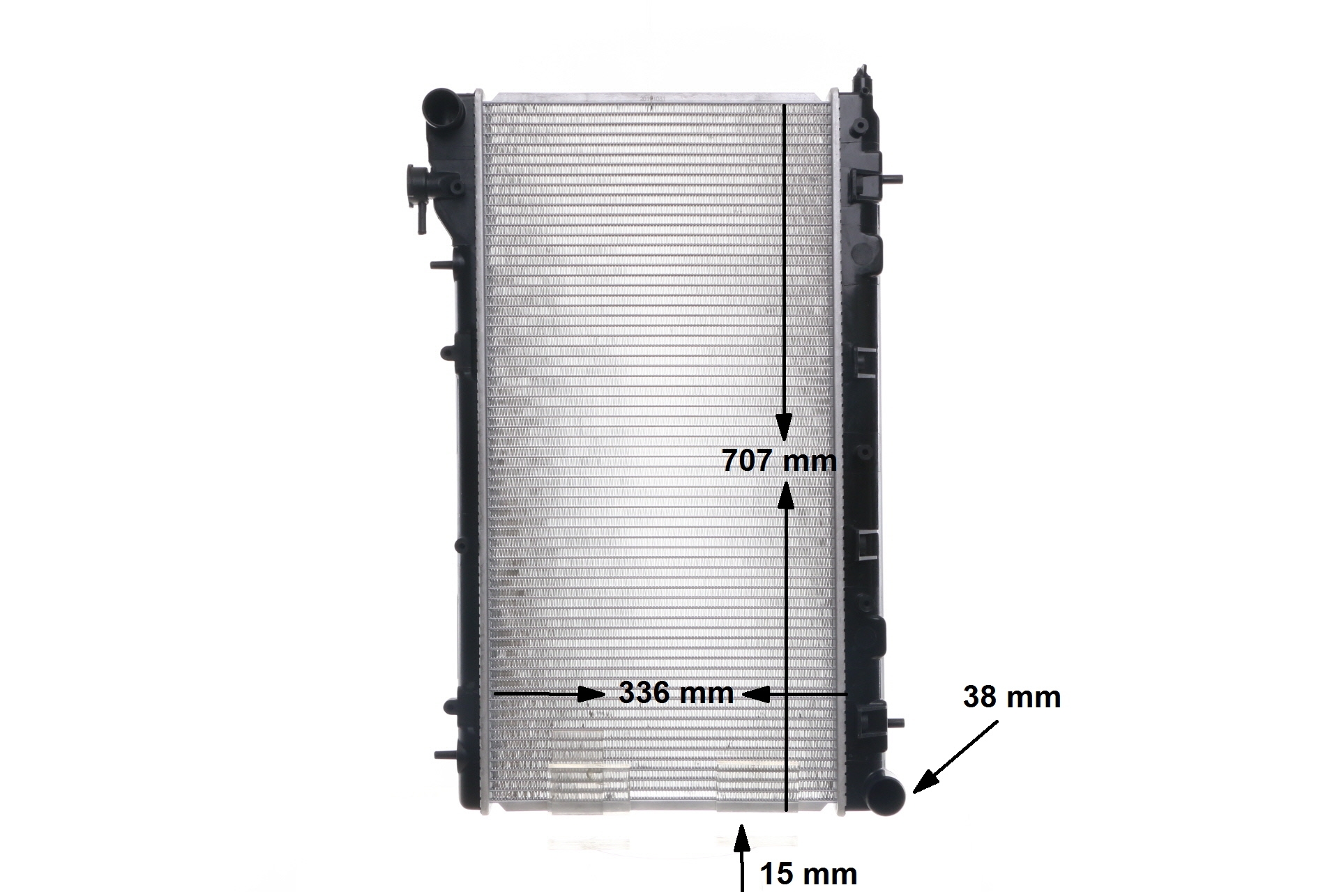 Achetez des Radiateur du moteur MAHLE ORIGINAL CR 1566 000S à prix pour 119,15 €
