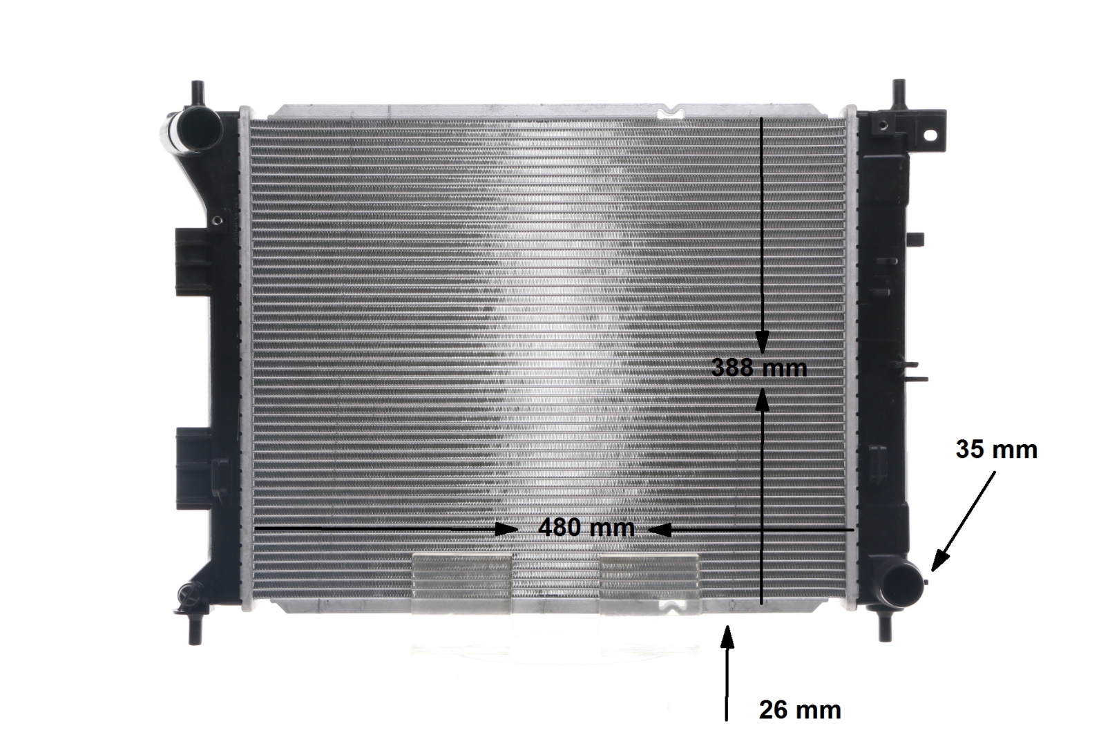 Achetez des Radiateur du moteur MAHLE ORIGINAL CR 1693 000S à prix pour 120,60 €
