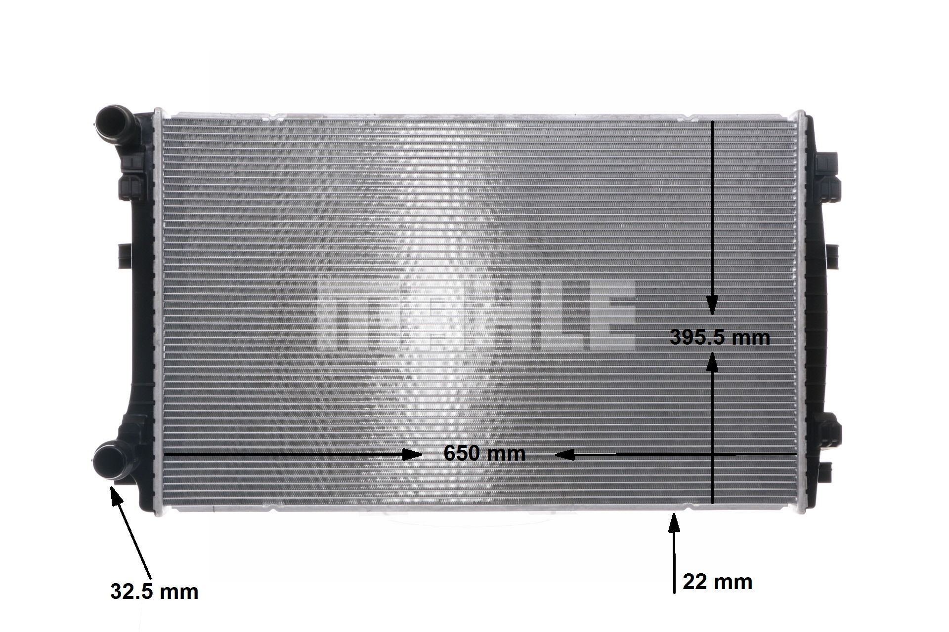 Kühler, Motorkühlung von MAHLE ORIGINAL CR 2054 000S