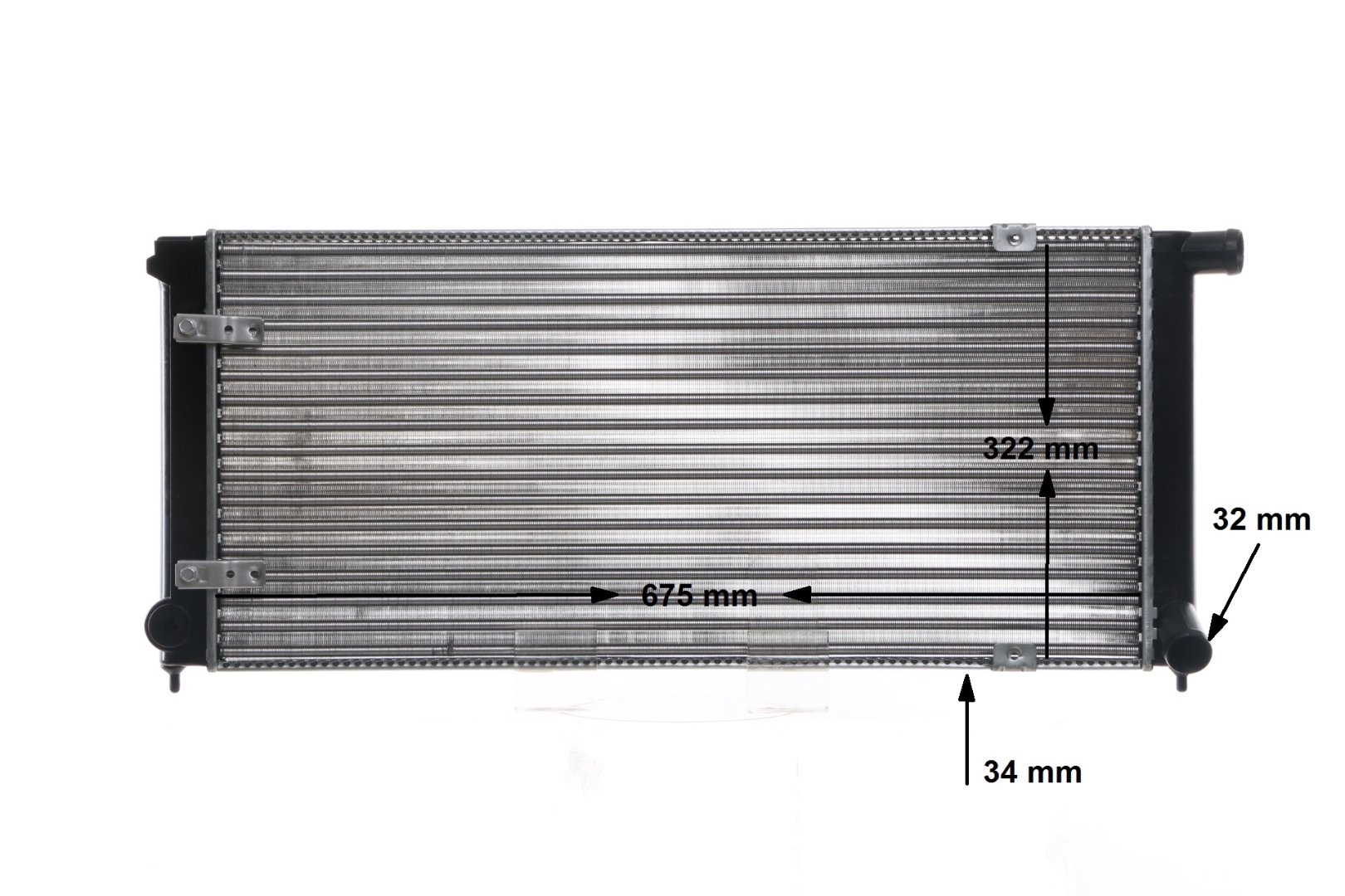 Achetez des Radiateur du moteur MAHLE ORIGINAL CR 407 000S à prix pour 69,69 €