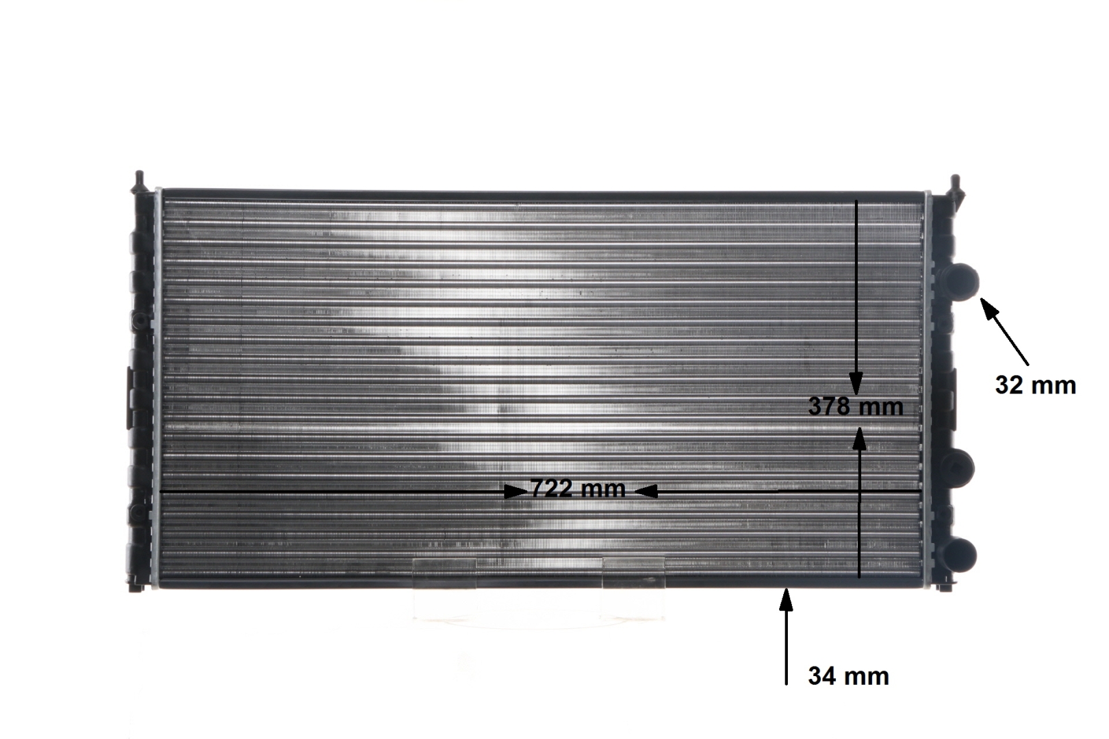 Kjøp Radiator, motorkjøling av MAHLE ORIGINAL CR 417 000S til den lave prisen 964,68 NOK