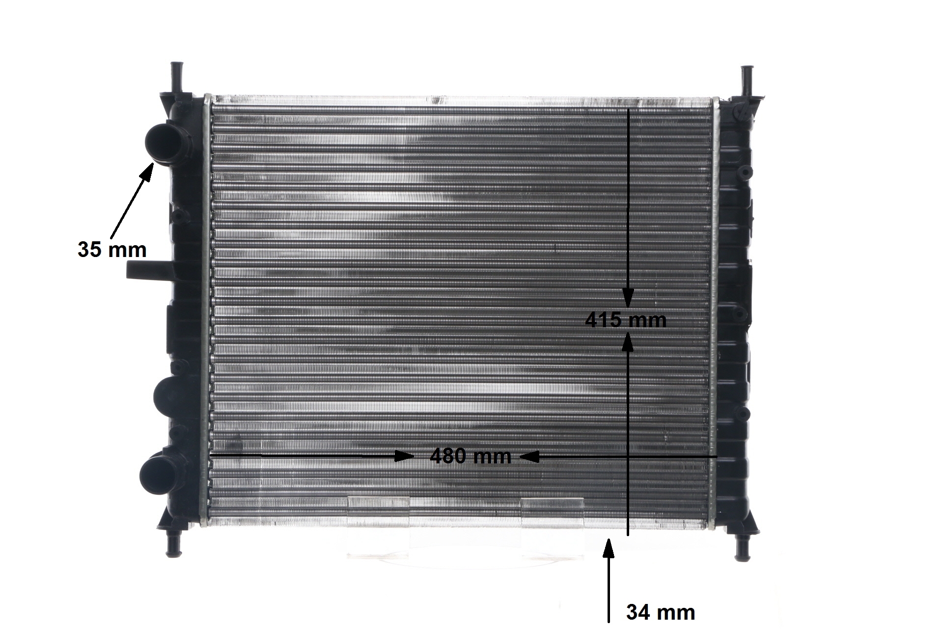 Achetez des Radiateur du moteur MAHLE ORIGINAL CR 631 000S à prix pour 225,75 €
