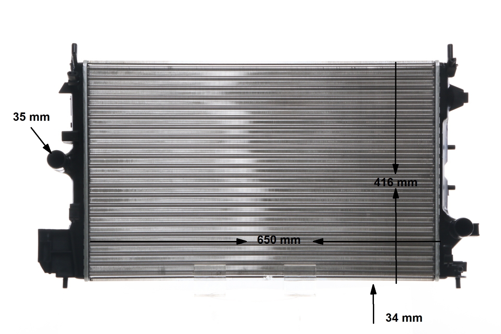 Kjøp Radiator, motorkjøling av MAHLE ORIGINAL CR 835 001S til den lave prisen 1641,63 NOK